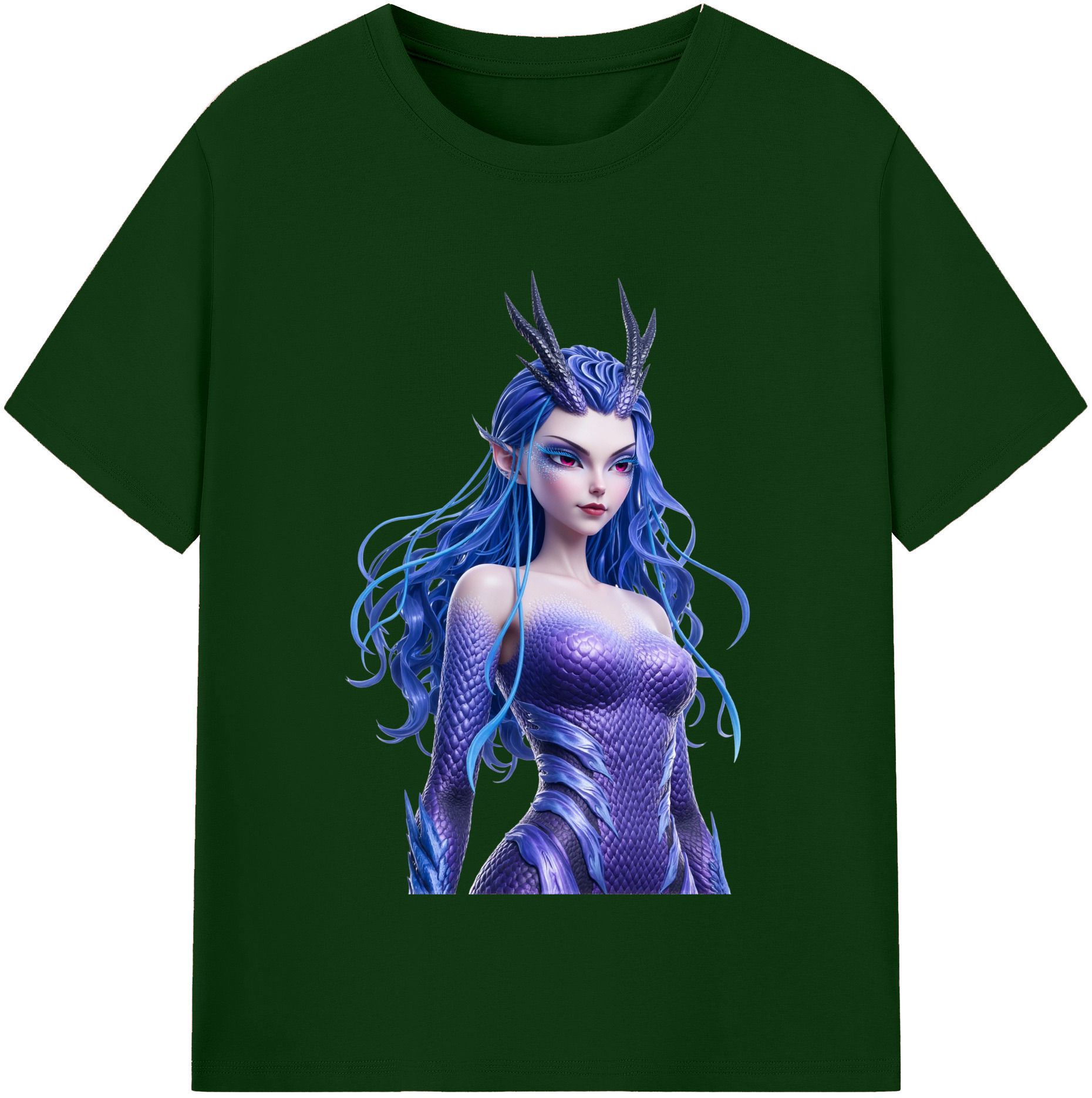 （画像用） Ne Zha 2 ナタ 魔童の大暴れ 綿100％半袖Tシャツ（フロントプリント）
